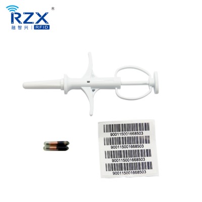 Mini Injectable Animal Tag, 134.2Khz RFID Microchip Glass Capsule Tag for Pet Dog